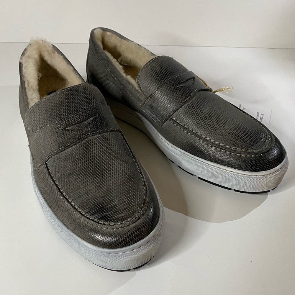 Ross and Snow Genuine Shearling Loafer Sneaker